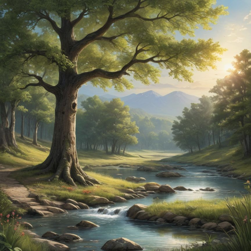 Biblical nature scene