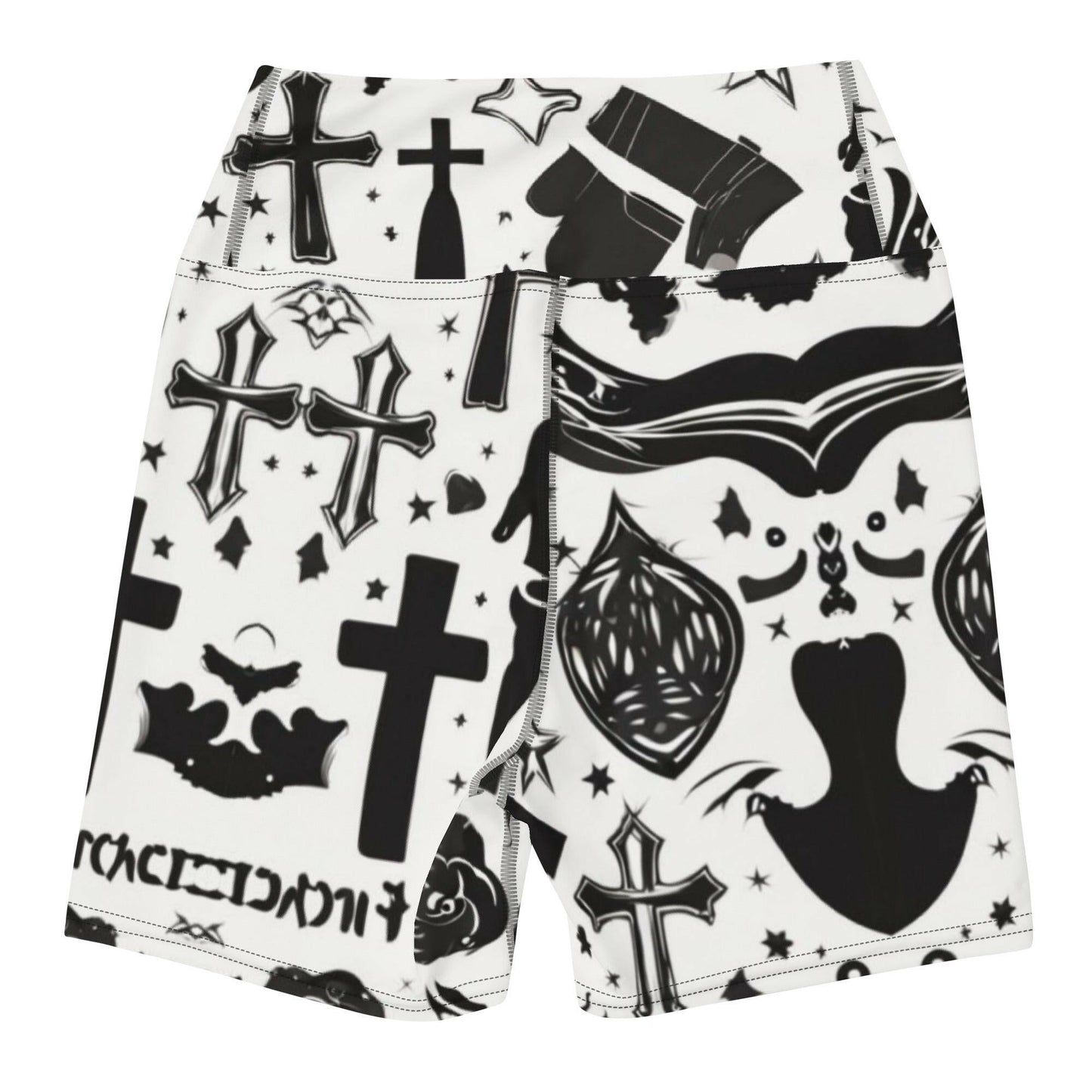 Church Crosses - Women's Yoga Shorts