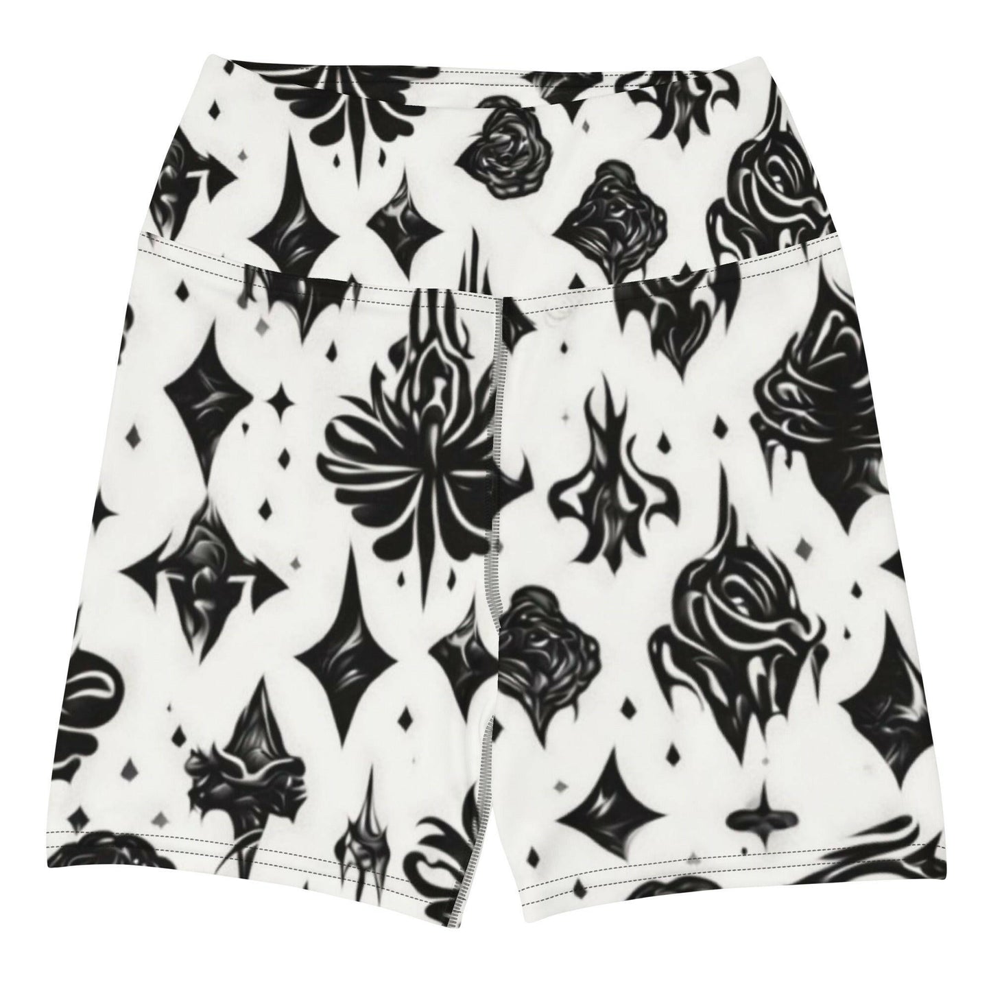 Diamond Flower - Women's Yoga Shorts