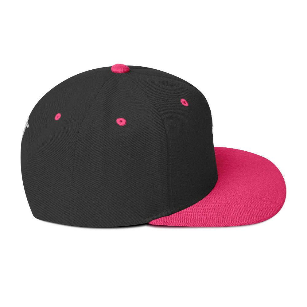 Embroidered Crucifix - Snapback Hat