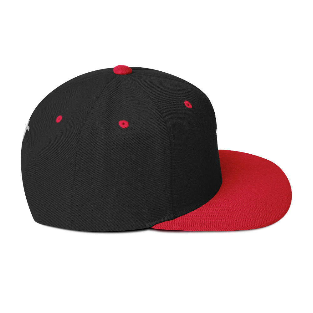 Embroidered Crucifix - Snapback Hat