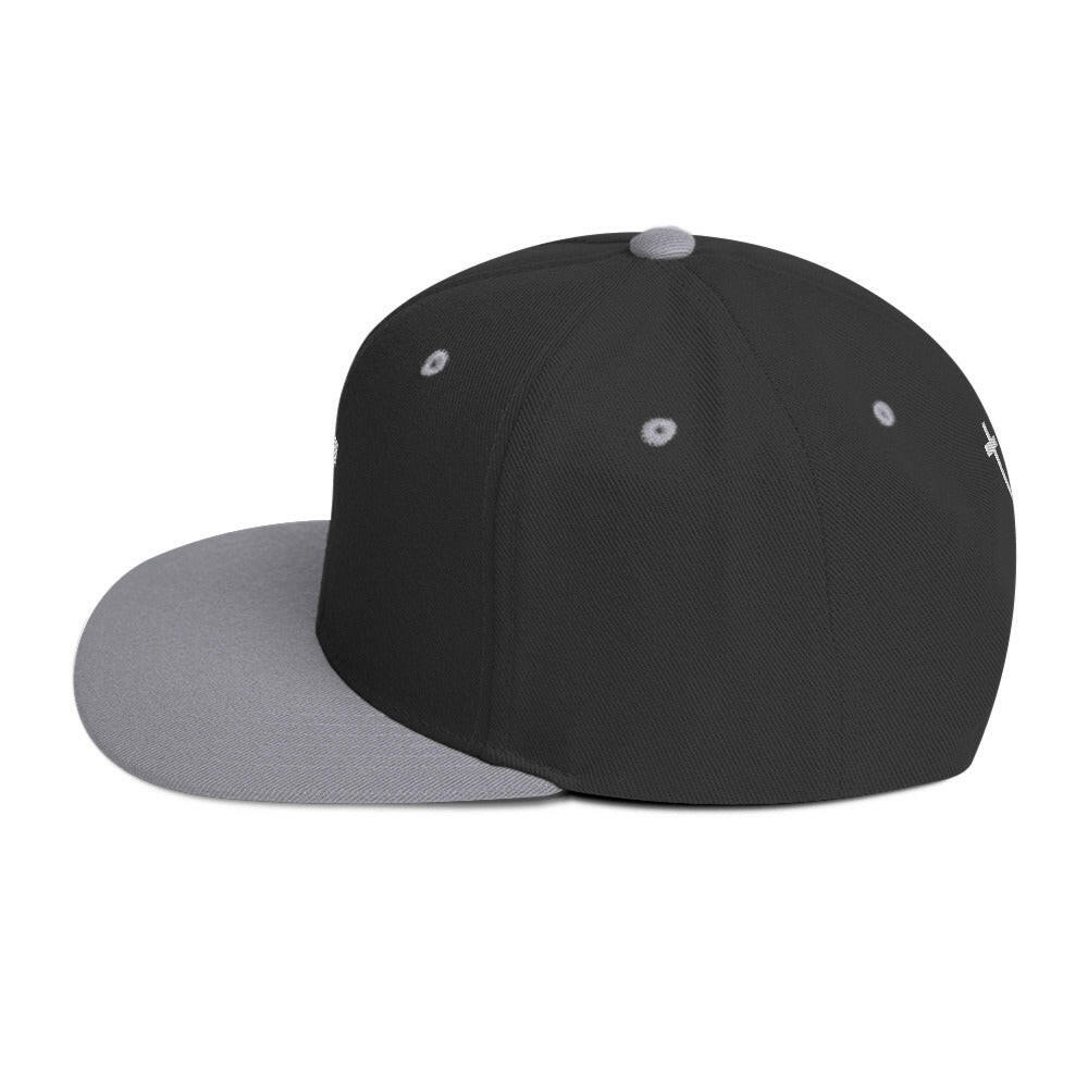 Embroidered Crucifix - Snapback Hat