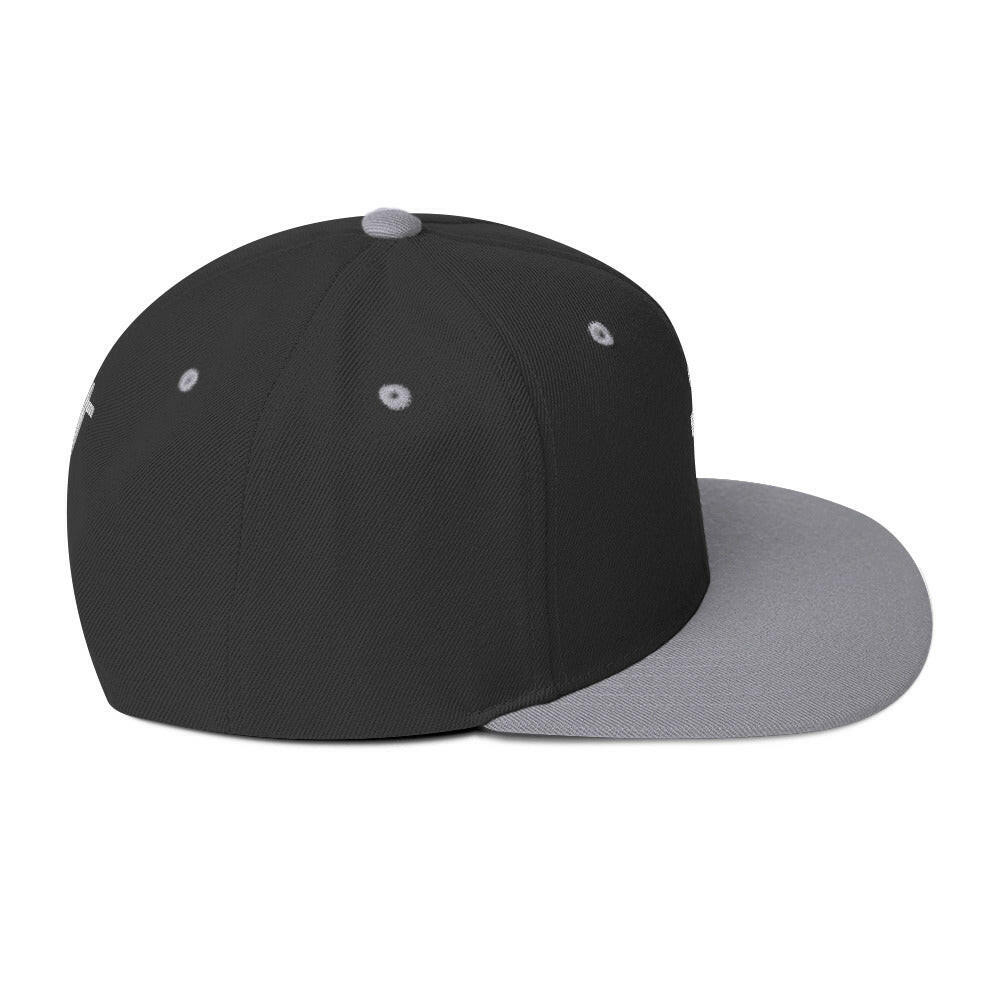 Embroidered Crucifix - Snapback Hat