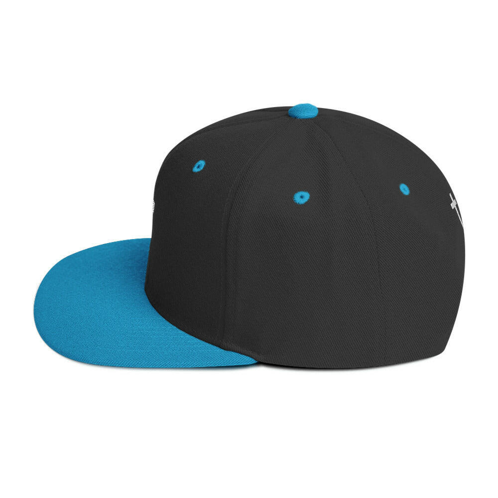 Embroidered Crucifix - Snapback Hat