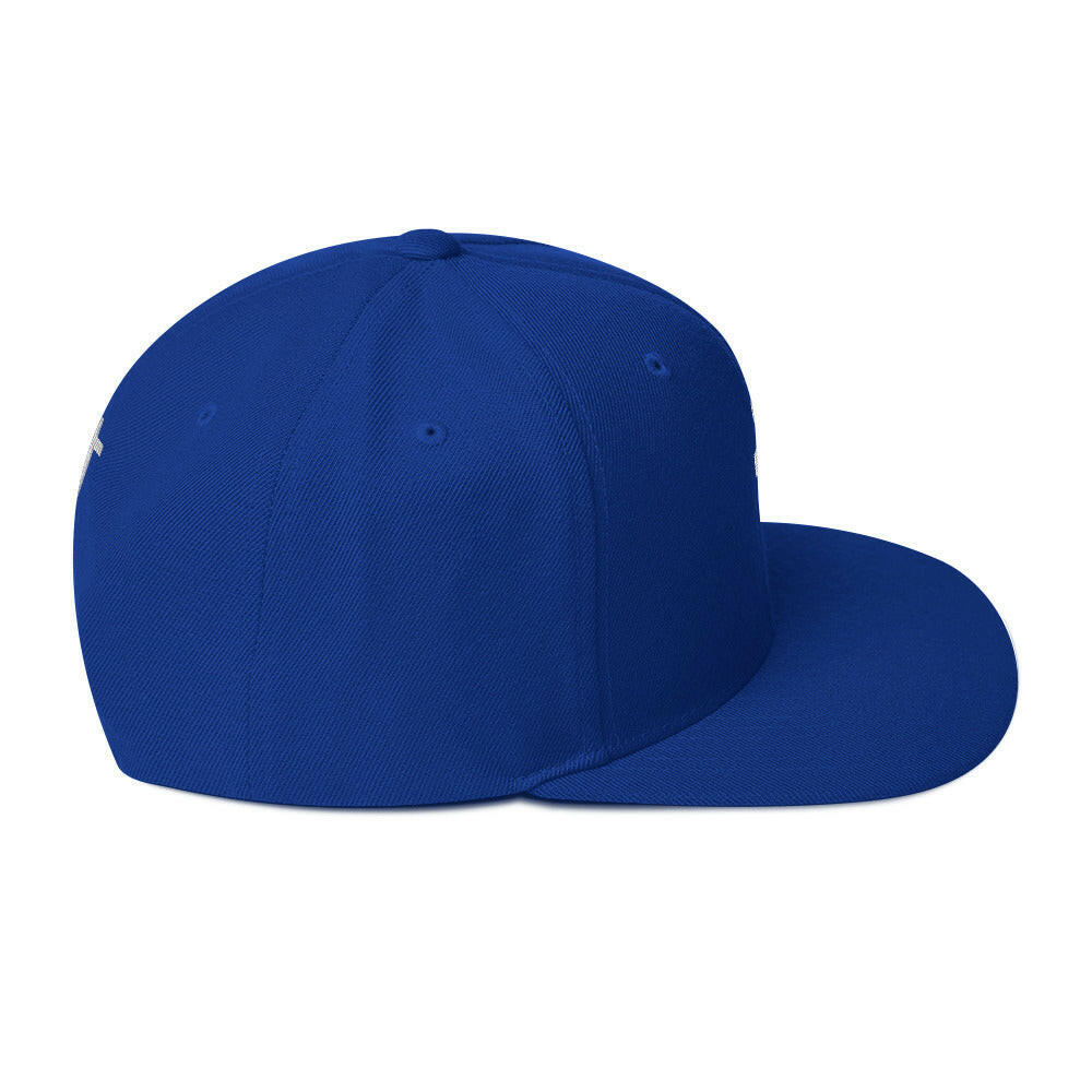 Embroidered Crucifix - Snapback Hat