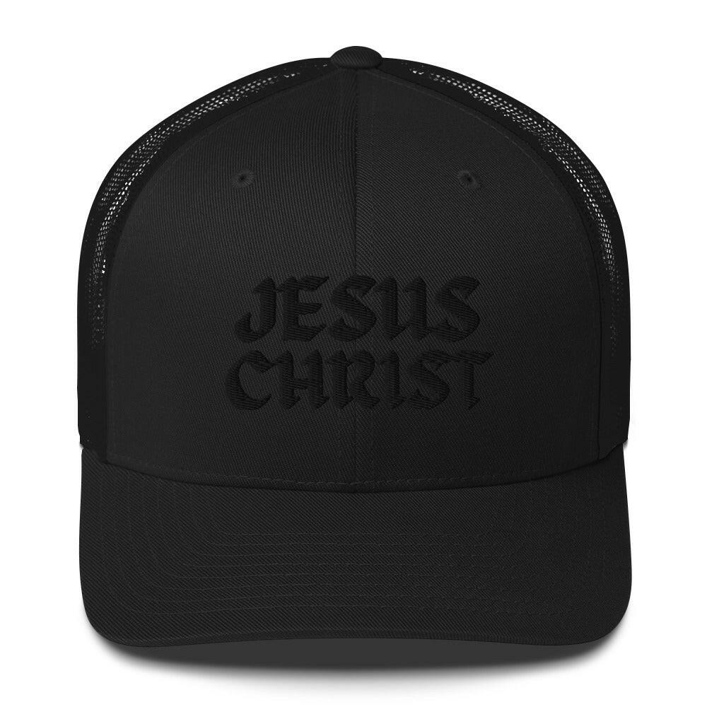 Puffy Embroidered Jeans Christ (blk) - Trucker