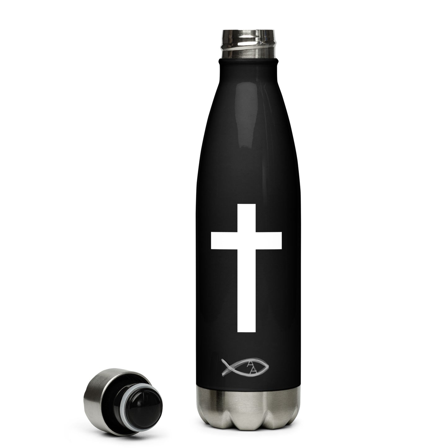 Matthew 18:14(Praying Boy) - Stainless Steel Water Bottle
