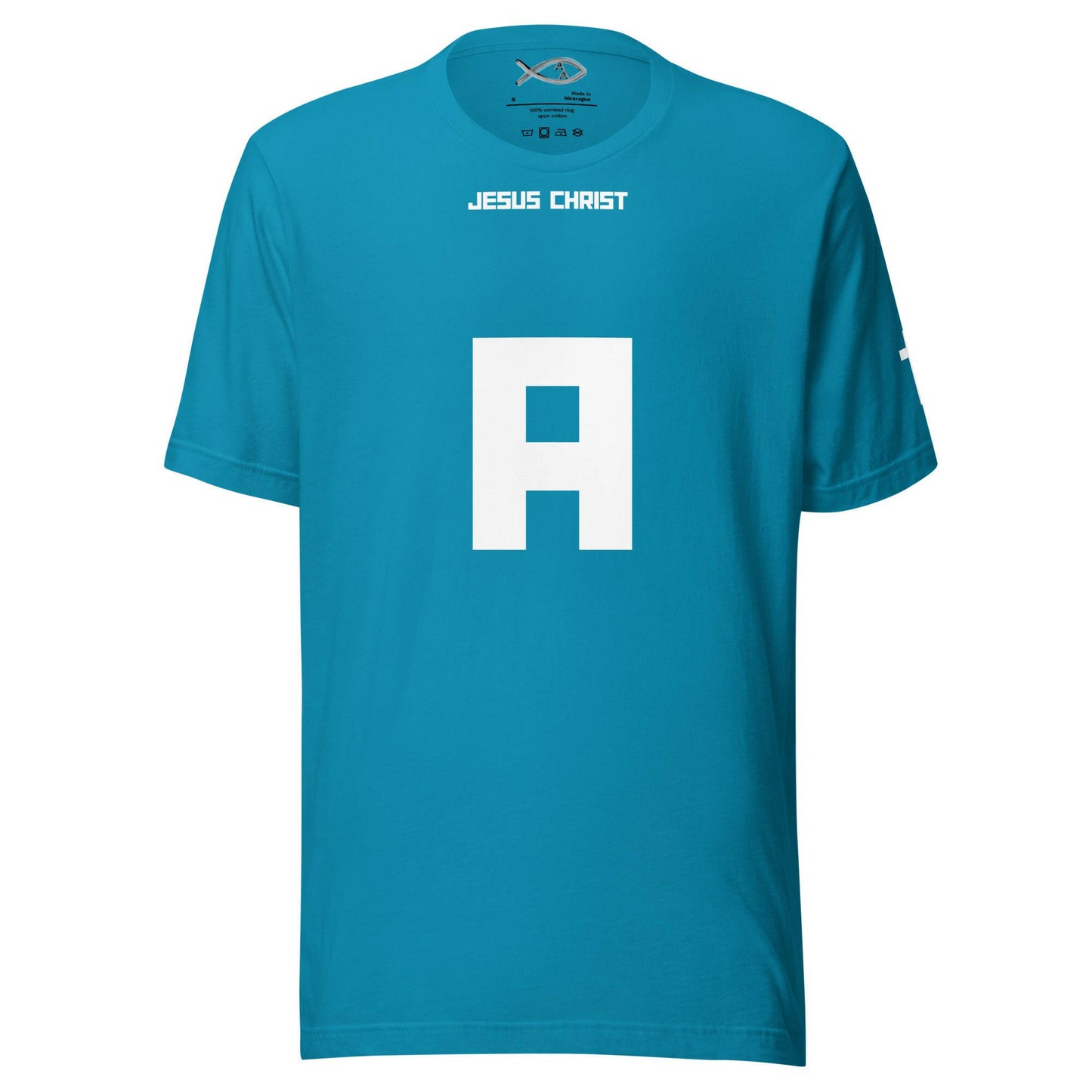 Block Alpha Omega ABBA (Jesus) - Jersey Unisex T-Shirt