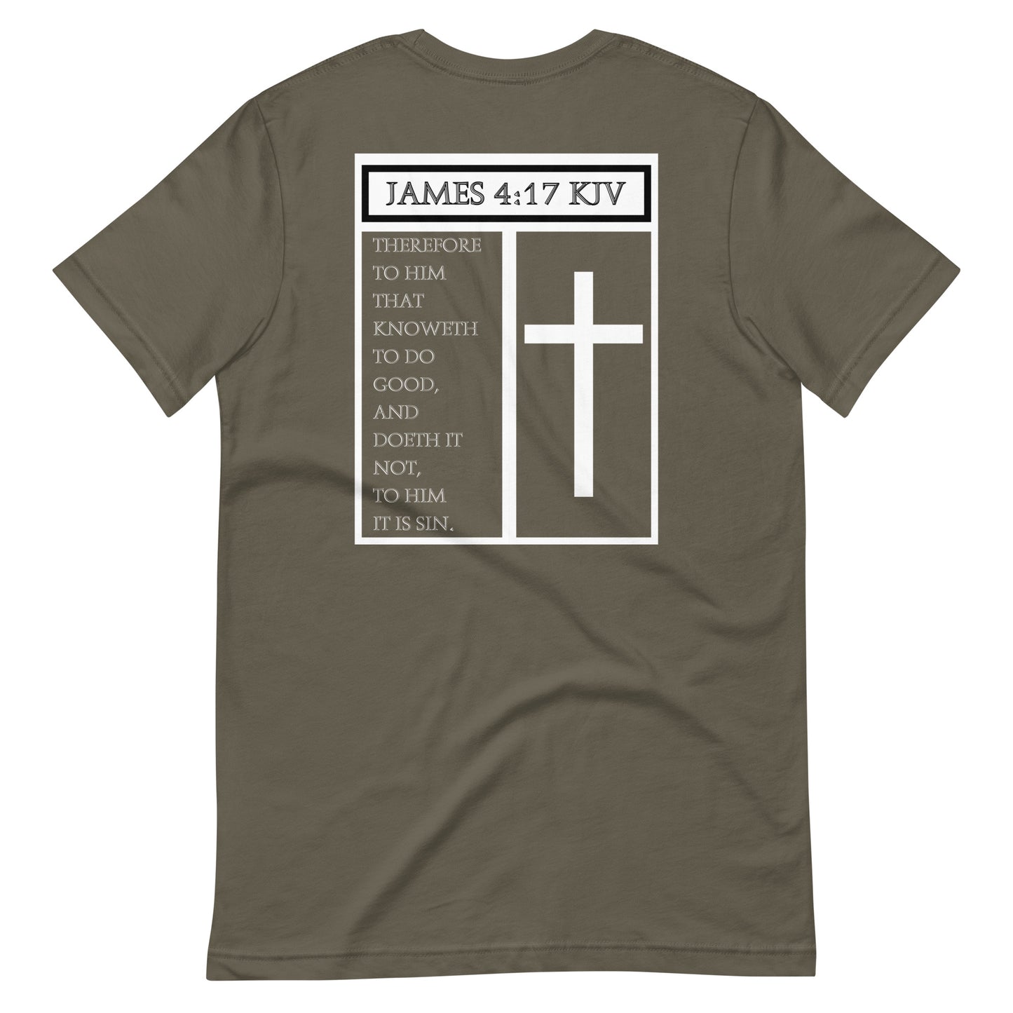 James 4:17 Block - Unisex T-Shirt
