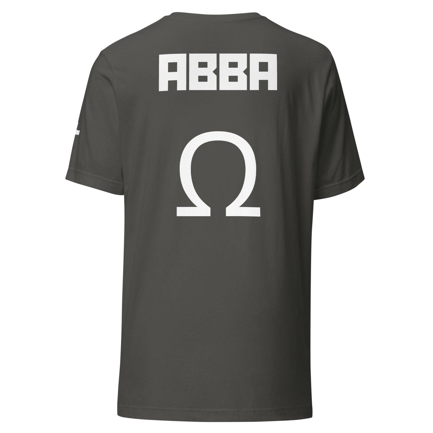 Block Alpha Omega ABBA (Jesus) - Jersey Unisex T-Shirt