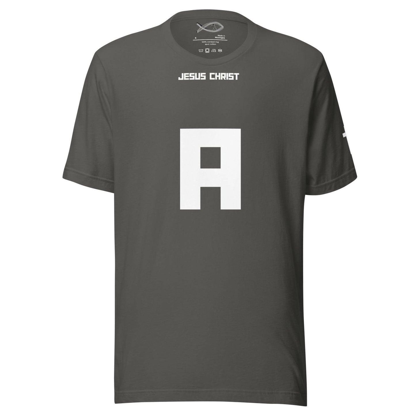 Block Alpha Omega ABBA (Jesus) - Jersey Unisex T-Shirt