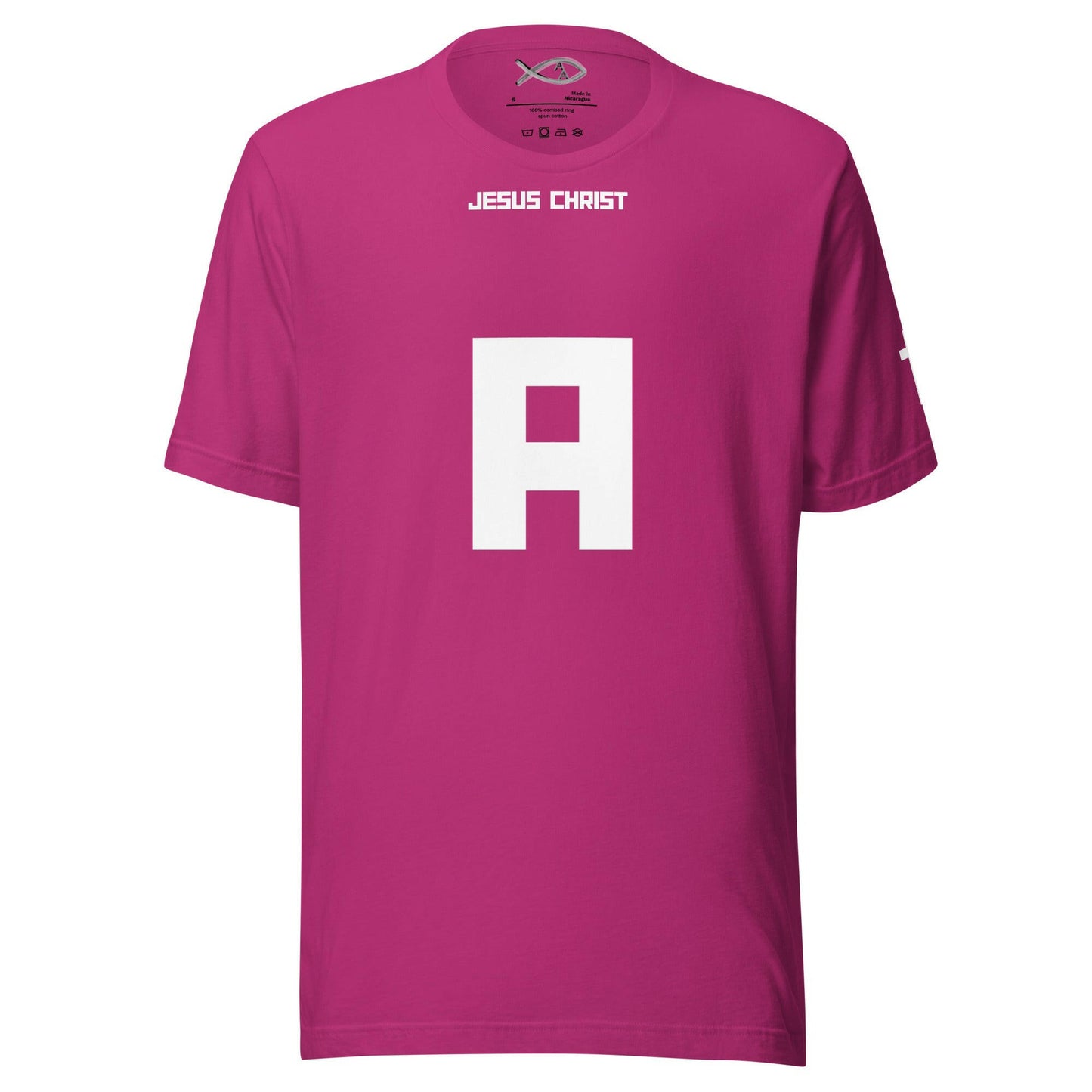 Block Alpha Omega ABBA (Jesus) - Jersey Unisex T-Shirt