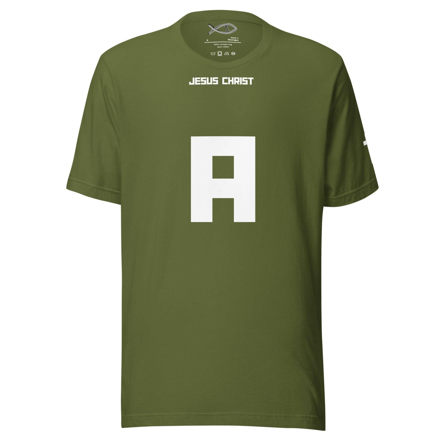 Block Alpha Omega ABBA (Jesus) - Jersey Unisex T-Shirt