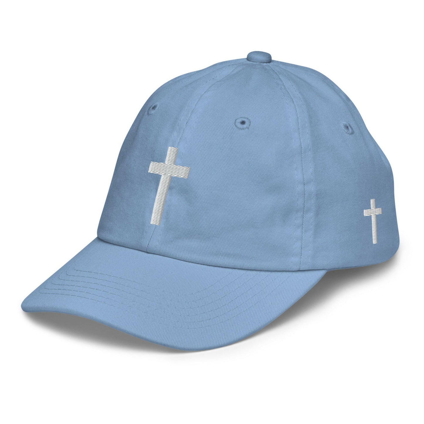 Crucifix (WHT) - Youth Cap