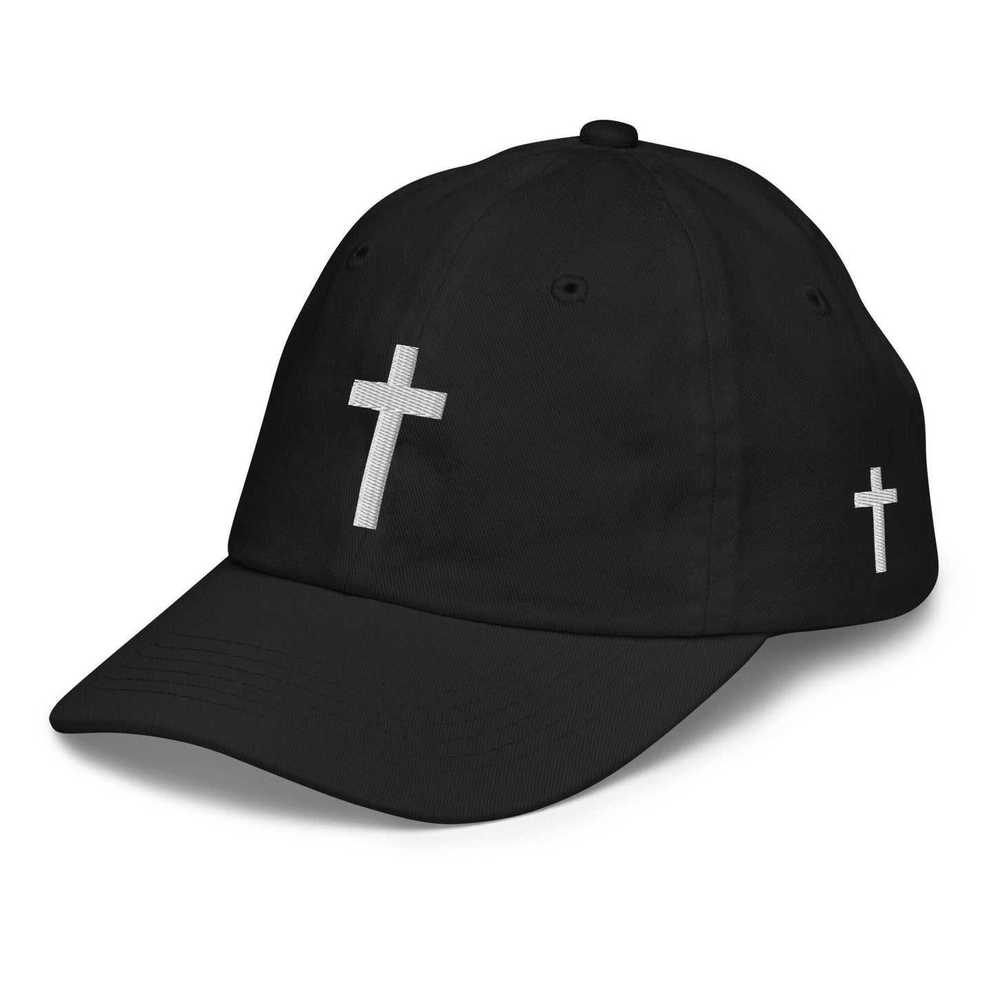 Crucifix (WHT) - Youth Cap