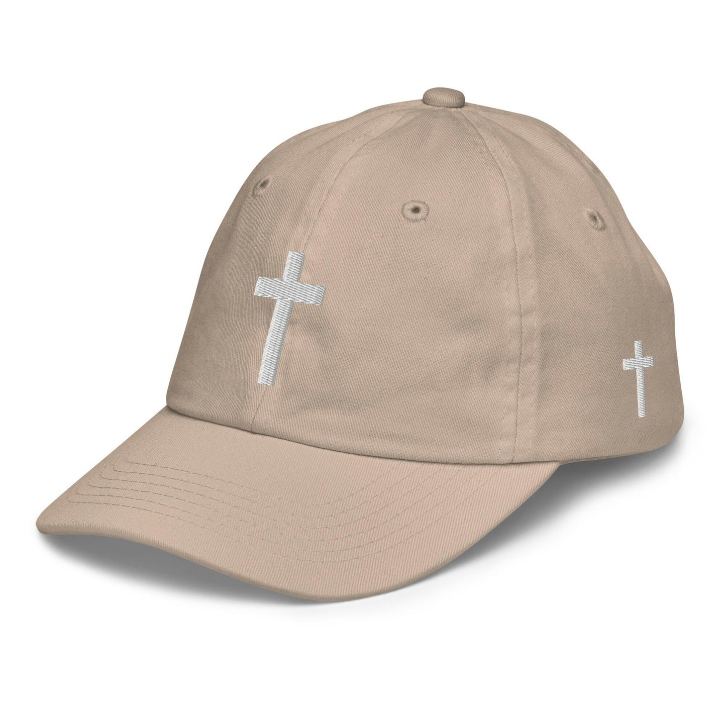 Crucifix (WHT) - Youth Cap