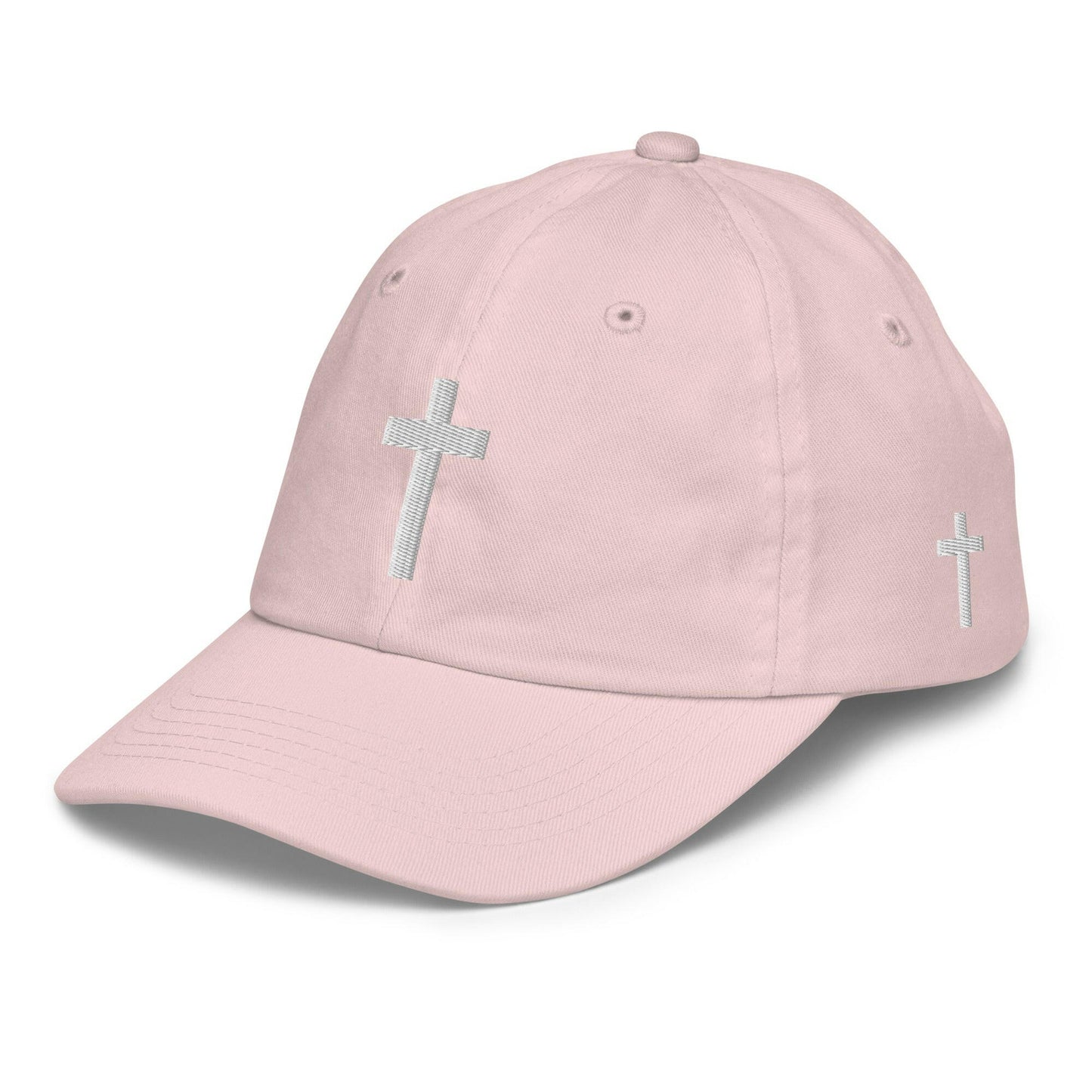 Crucifix (WHT) - Youth Cap