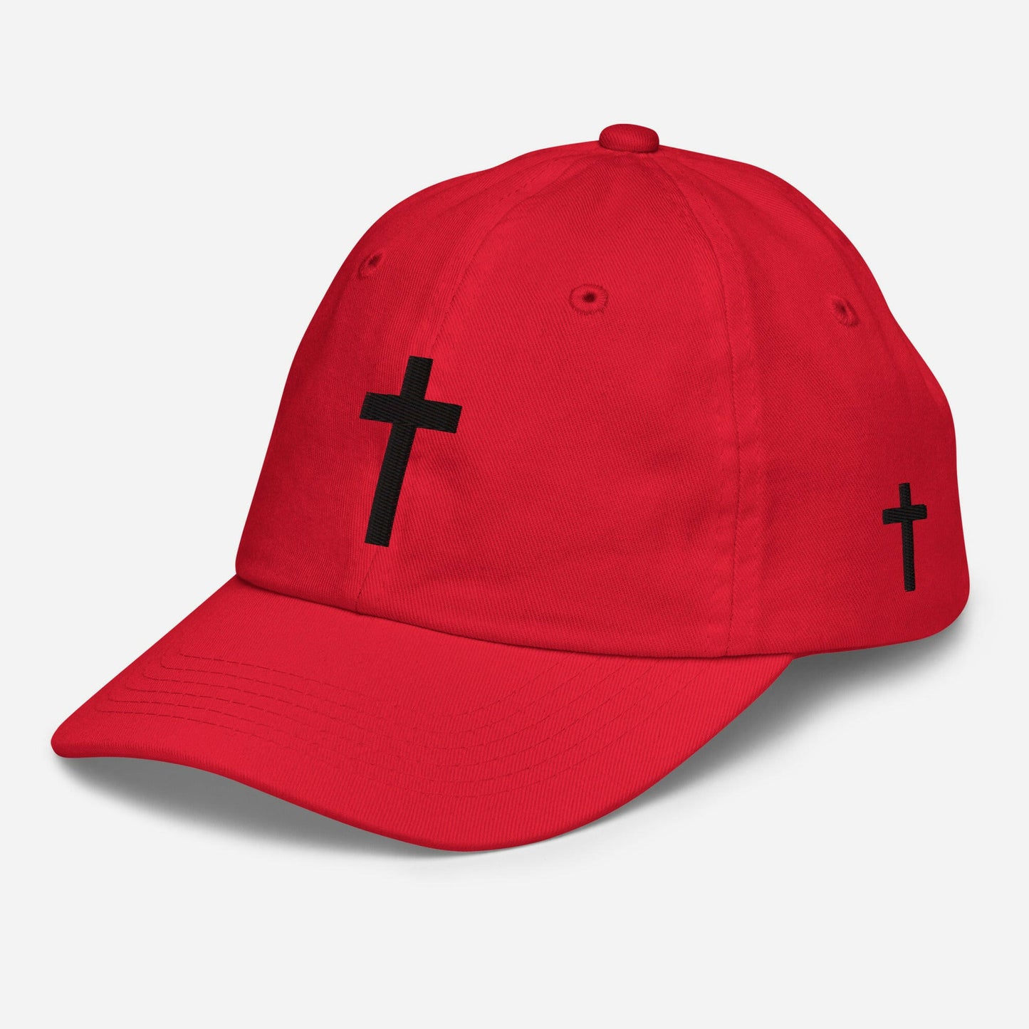 Crucifix (BLK) - Youth Cap