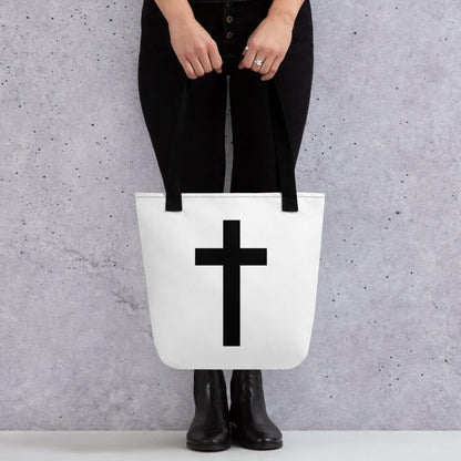 Psalm 22:22 Crucufix - Tote Bag