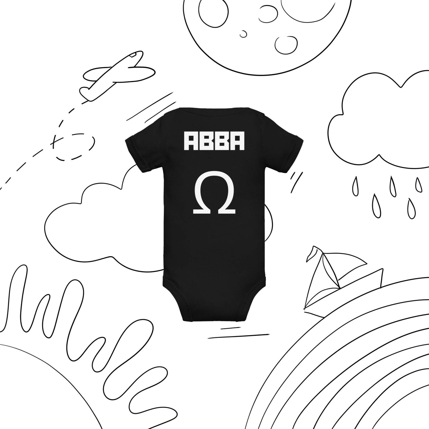 Alpha Omega - Baby Short Sleeve One Piece