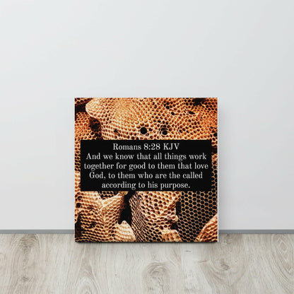 Romans 8:28 - Canvas Print