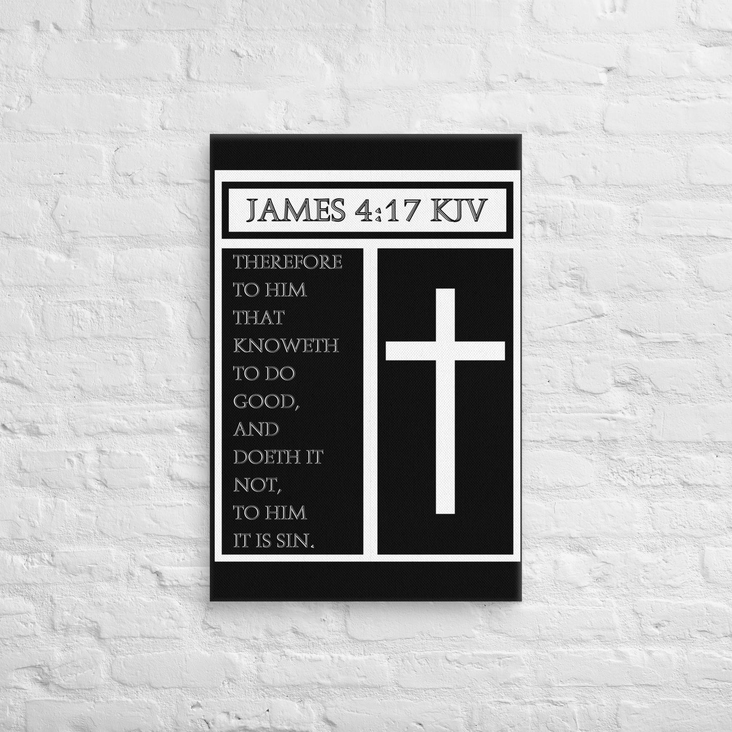 James 4:17 - Canvas