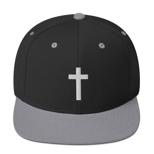 Embroidered Crucifix - Snapback Hat