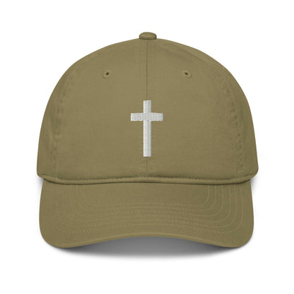 Embroidered Crucufix - Organic Unisex Hat