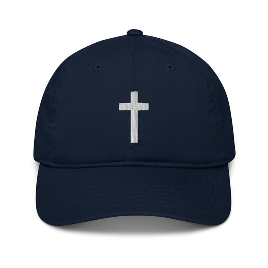 Embroidered Crucufix - Organic Unisex Hat