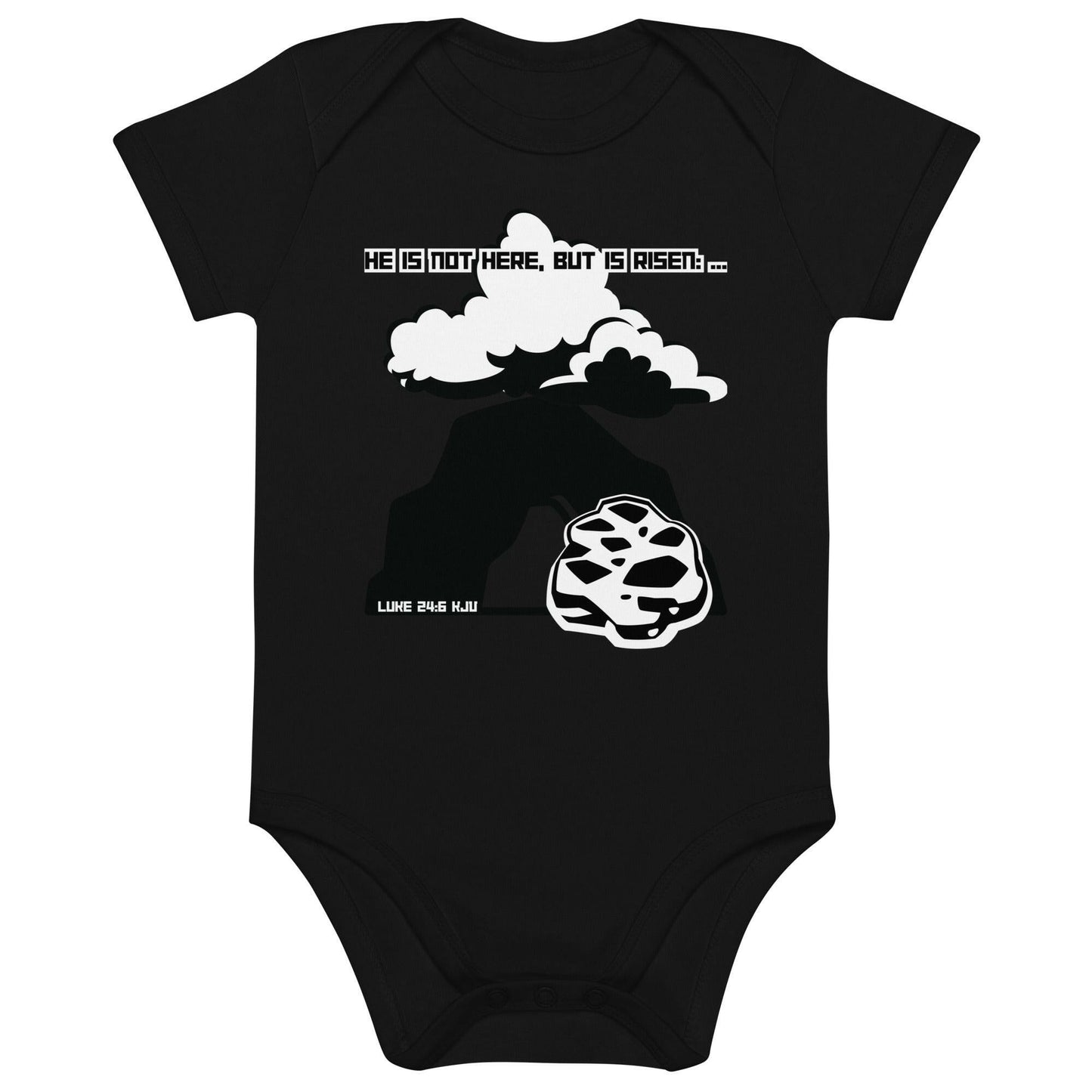 Luke 24:6  - Organic* Cotton Baby Bodysuit