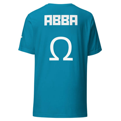 Block Alpha Omega ABBA (Jesus) - Jersey Unisex T-Shirt