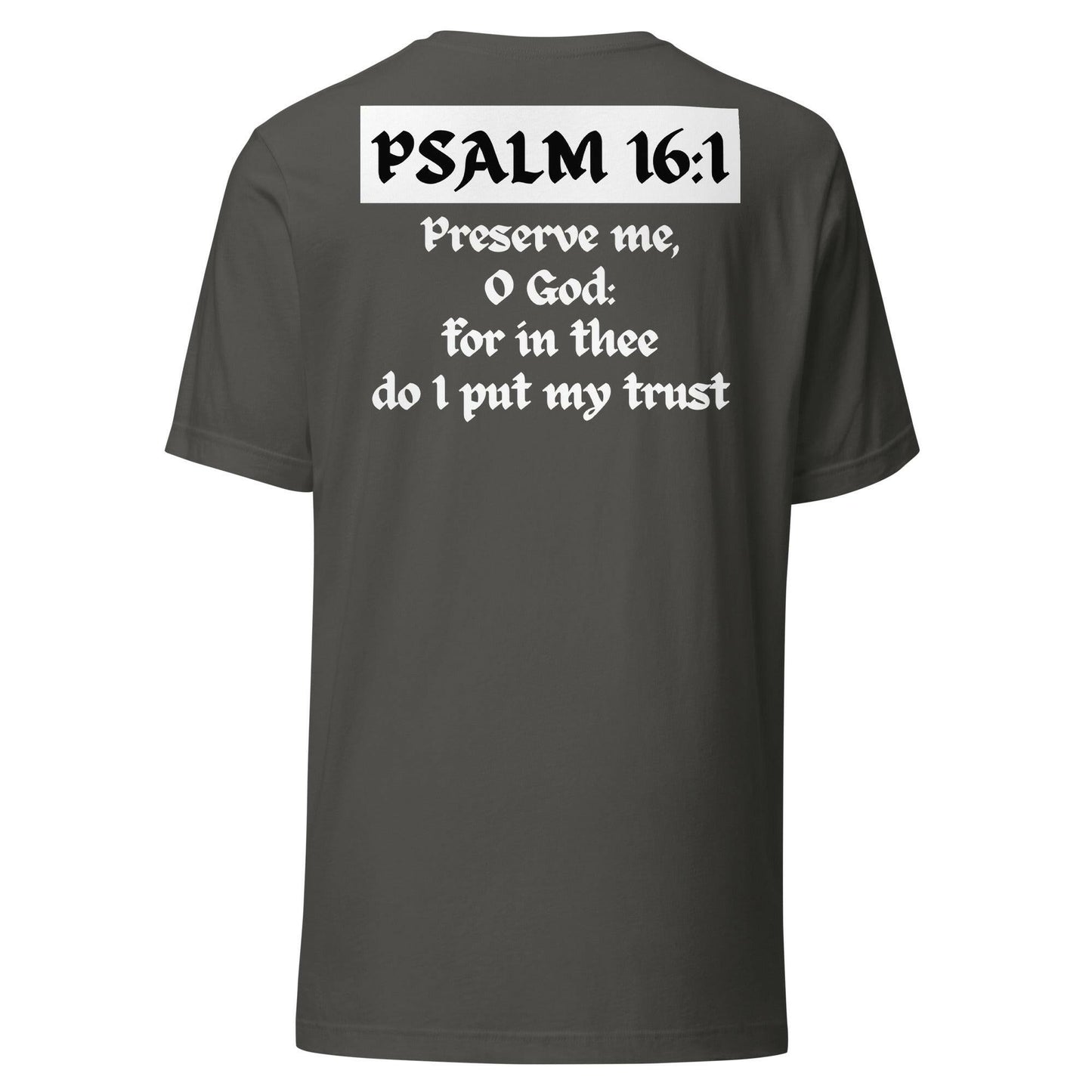 Psalm 16:1 - Unisex T-Shirt - Almighty Apparel 