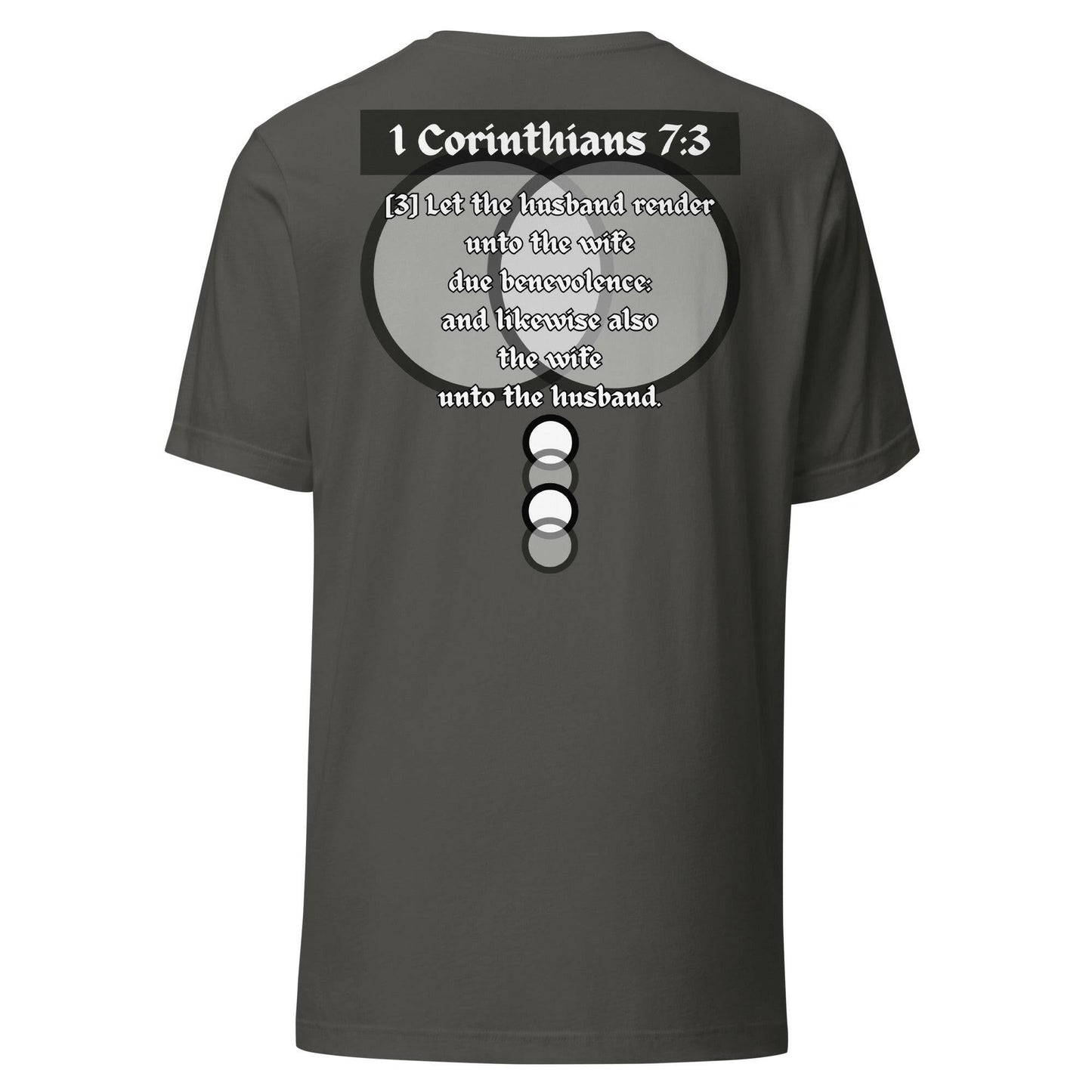 1 Corinthians 7:3 KJV - Unisex T-Shirt (Marriage)
