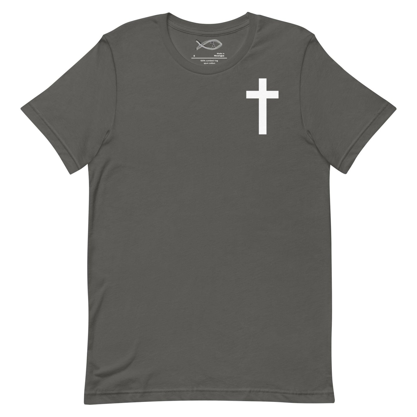 Mark 10:7-8 KJV (Jesus)- Unisex T-Shirt (Marriage)