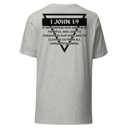 1 John 1:9 - Unisex T-Shirt - Almighty Apparel 