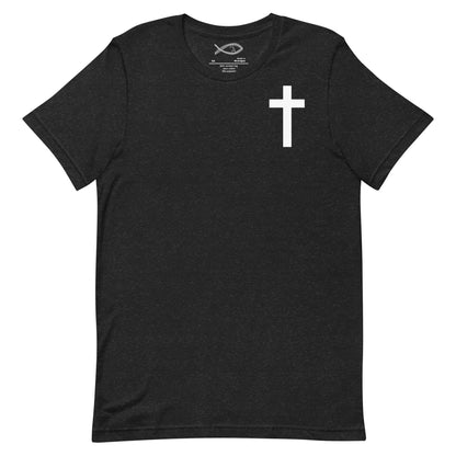 Mark 10:7-8 KJV (Jesus)- Unisex T-Shirt (Marriage)