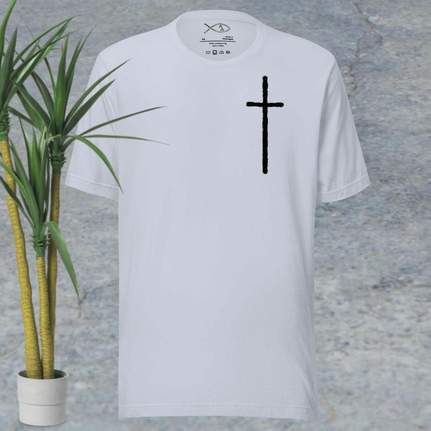 Joshua 1:9 KJV (Jesus) - Unisex T-Shirt (Courage) - Almighty Apparel 