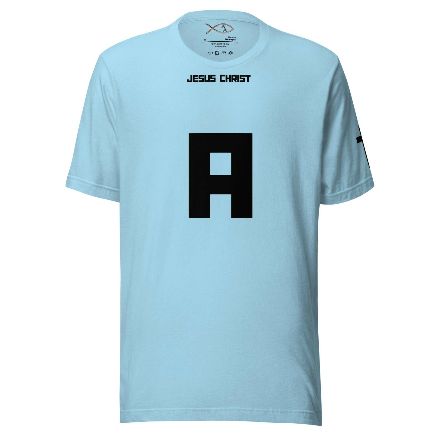 Block Alpha Omega ABBA (Jesus) - Jersey Unisex T-Shirt