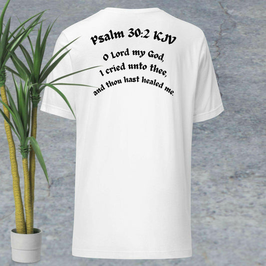 Psalm 30:2(BLK) - Unisex t-shirt