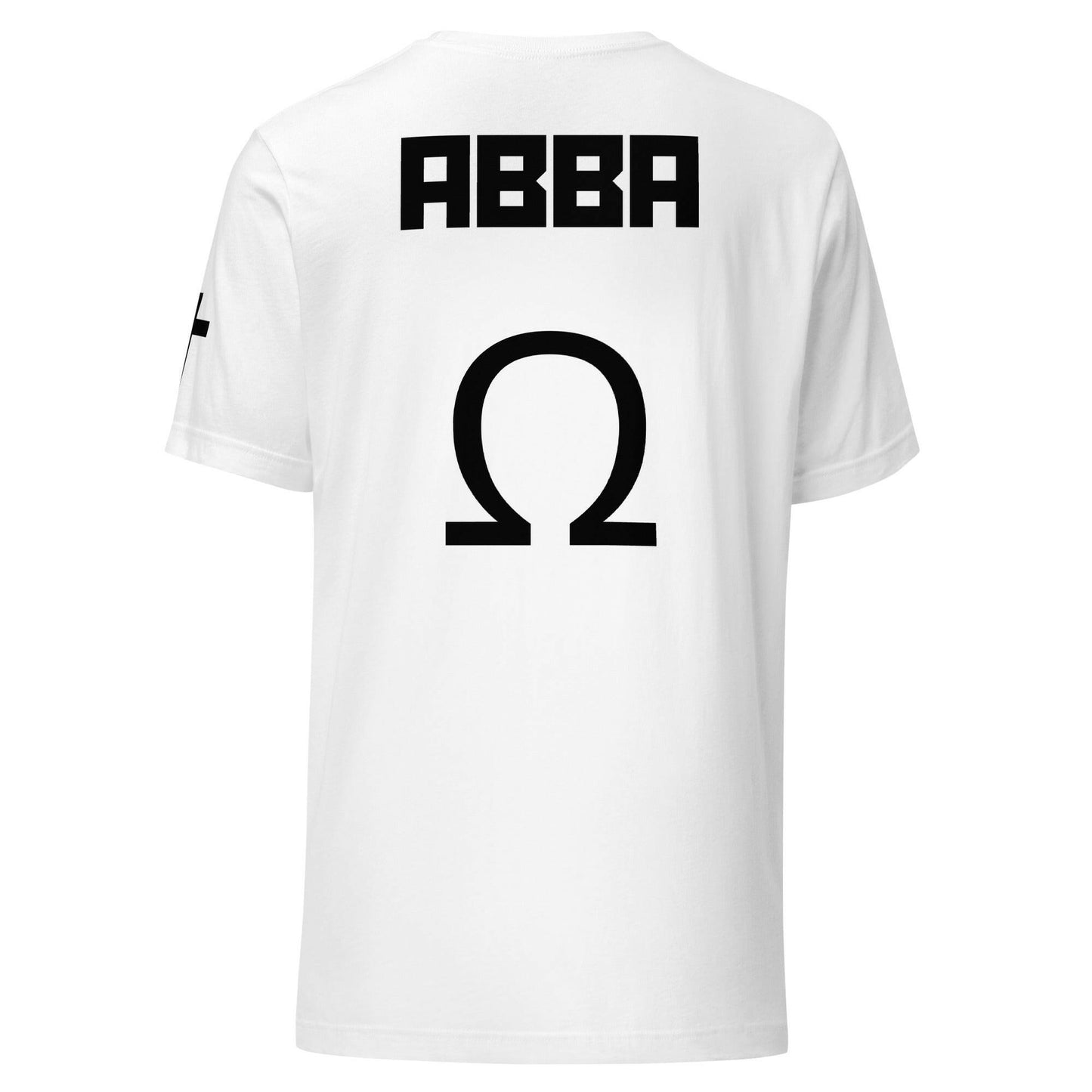 Block Alpha Omega ABBA (Jesus) - Jersey Unisex T-Shirt