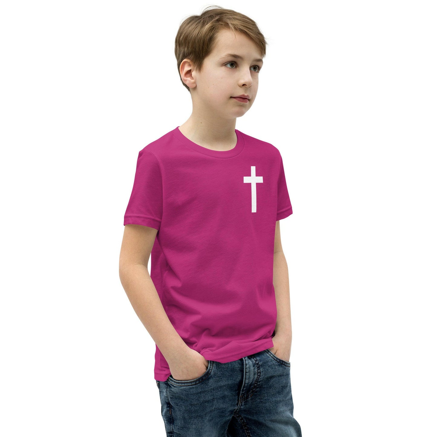 Chest Crucifix - Youth Tee