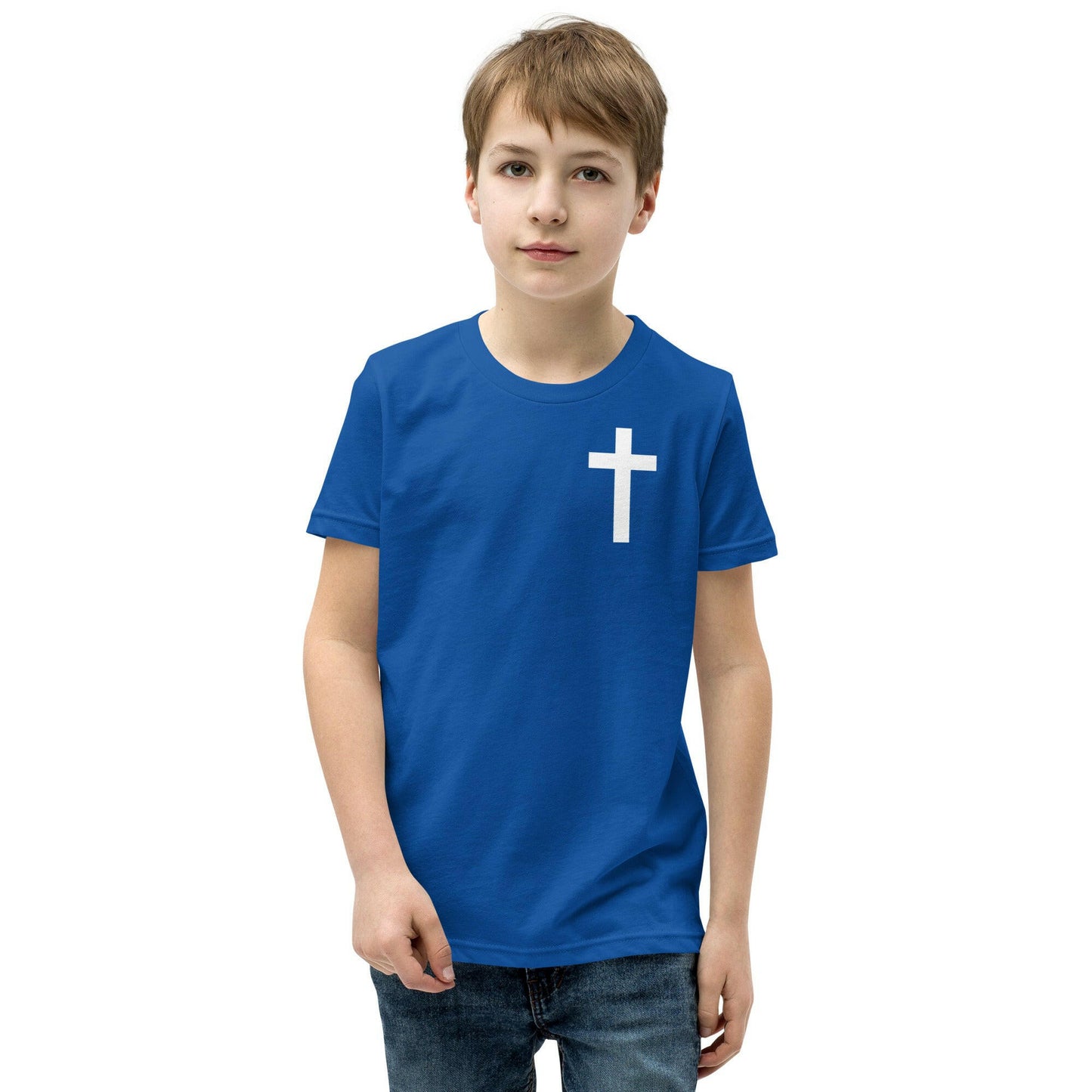 Chest Crucifix - Youth Tee